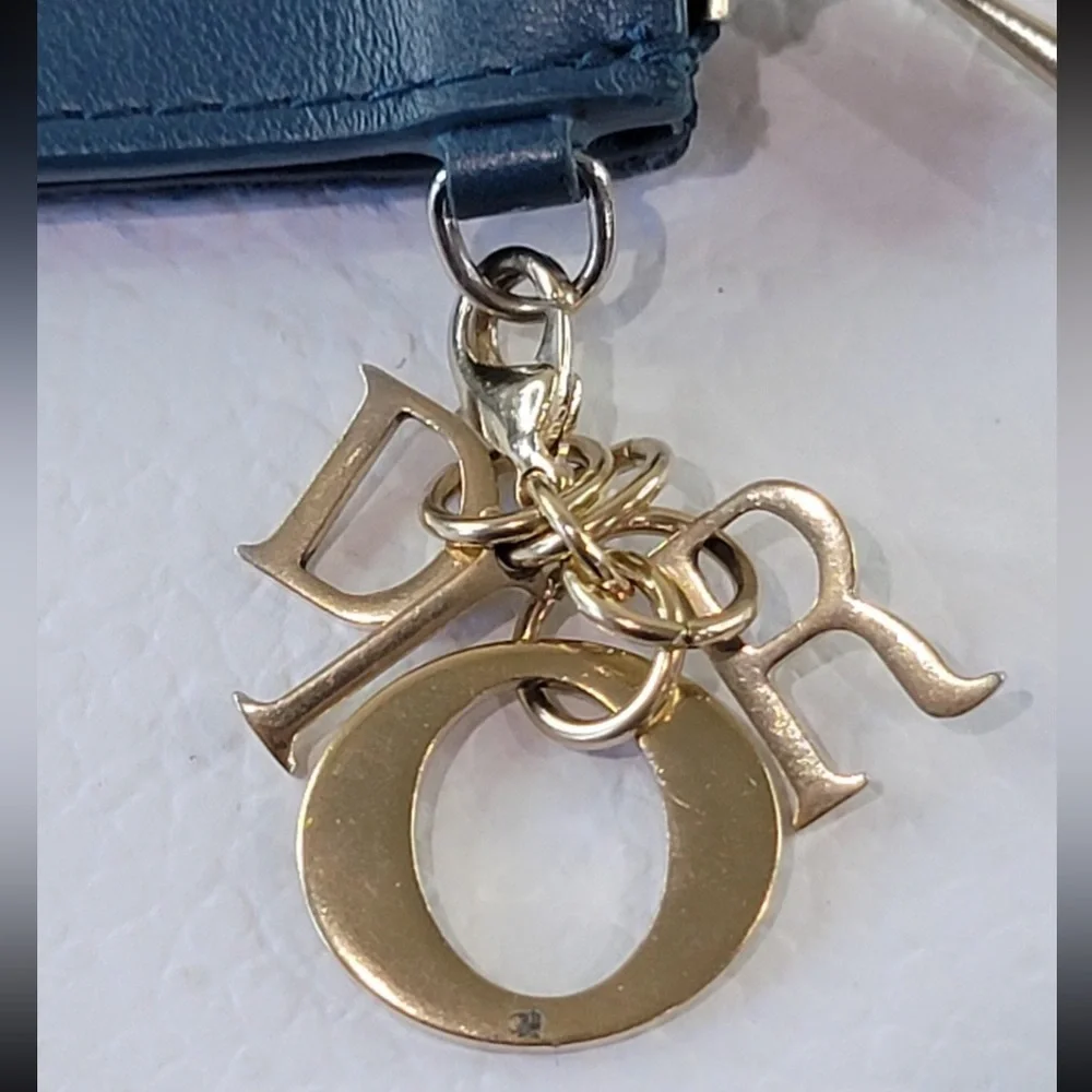 CHRISTIAN DIOR lady dior cannage card wallet